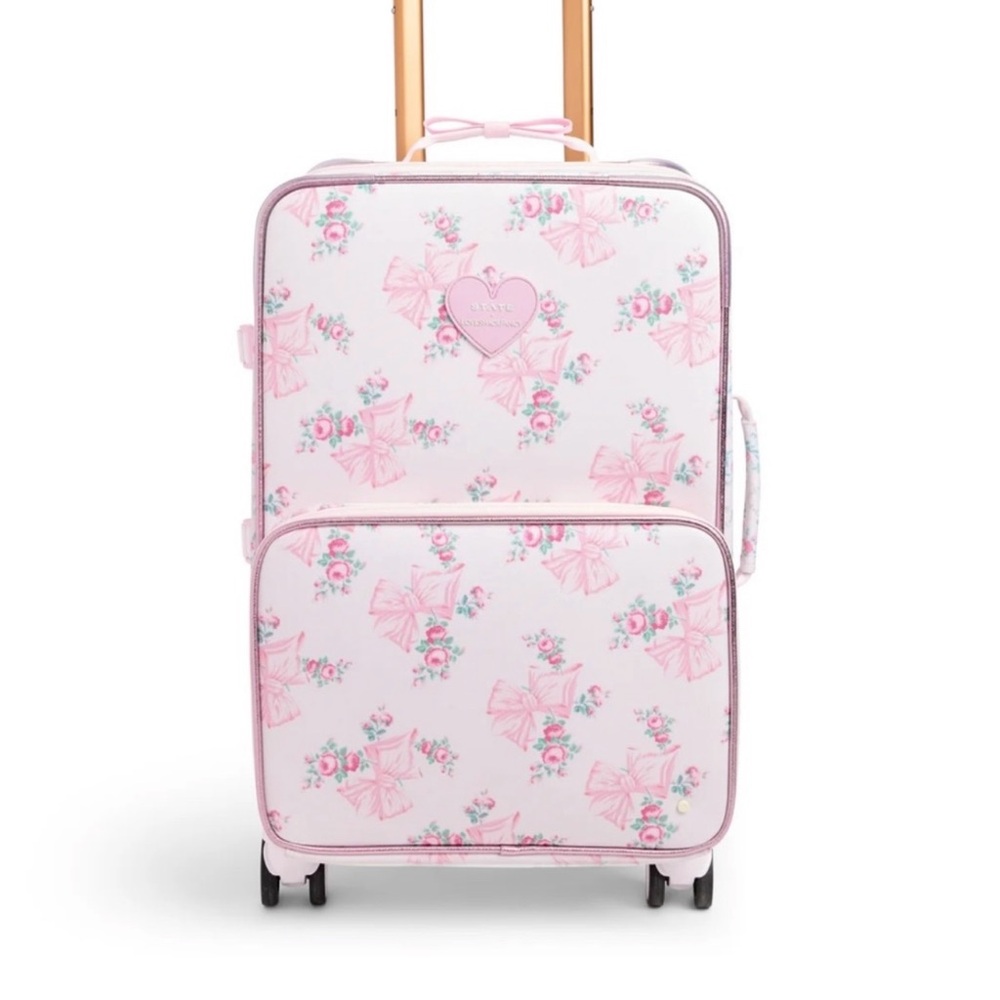 STATE X LoveShackFancy Logan Carry-On Suitcase Rosa Beaux